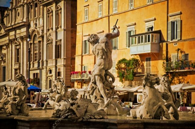 Piazza Navona – Seed the imagination with a healthy dose of architectural theatre.